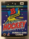 1990 NHL BOWMAN HOCKEY PREMIER EDITION 36 PACK WAX BOX, 14 cards per pack!