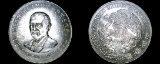 ONE (1) SILVER 1972 Mexico 25 Pesos, Actual Silver Weight = .5208 Ounce.