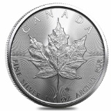 2022 1 oz Canadian Silver Maple Leaf .9999 Fine $5 Coin BU
