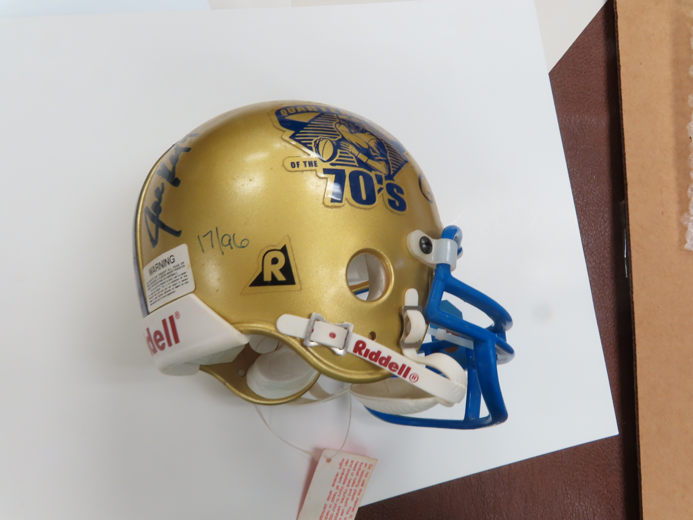Signed by SIX: Quarterback os the 70's mini | Proxibid Signed by SIX: Quarterback os the 70's mini | Proxibid