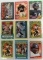 NINE (9) Walter Payton Football Cards, All One Money