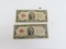 TWO (2) 1928 $2 U.S. Notes. one $