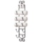 STURBRIDGE YANKEE WORKSHOP Iron Towel & Wine Wall Rack Black, $28 SHIP, NEW IN BOX.