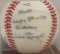 Willie Stargell Signed ONL Baseball inscribed To Matt Happy 8th & 9th Birthday. 100% Guaranteed