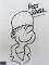 Mort Walker signed autographed Sketch,Beatle Bailey sketch, Authentication Direct COA # 2337066