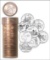 $10 Face Value: Mystery Lot of State Quarters in Tube, Randomly Pulled From a Collection.