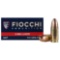 50 Rounds Fiocchi 9mm 115gr FMJ Ammunition - 9AP, Brass. Muzzle Velocity: 1200 fps