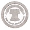 1 oz 999 Fine Silver Stackable Liberty Bell Silver Round. Eagle/Liberty Bell.