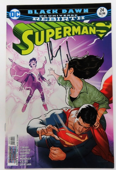 Henry Cavill signed autographed comic book with Authentication Direct COA # 2335390, Online Verify.