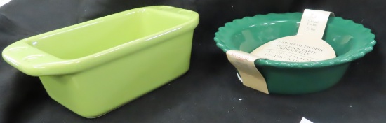 OLD NEW STOCK, UNUSED. Both For One Money, $18.40 SHIPPING. Chantal Individual Pie Dish/Tart. 1.5