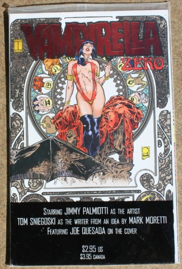 VAMPIRELLA ZERO  1994 Harris Comics RED Foil polybagged, unopened.