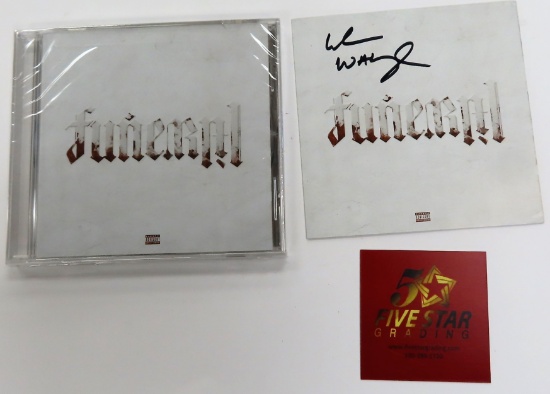 Lil Wayne Signed CD Cover, Five Star Grading #228830, Online Verify.