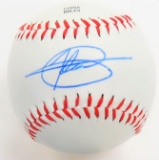 Jasson Domínguez Signed Baseball with Heritage Authentication # 46272, Online Verify.