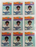 NINE (9) 1977 Topps Football #130 Drew Pearson Football Cards. HOF
