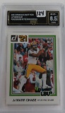 2021 Chronicles Draft packs Ja'Marr Chase #38, Donruss Retro Green Rookie. GMA Graded 8.5