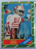 1986 Topps #161 Jerry Rice Rookie Card, GOAT. 49ers