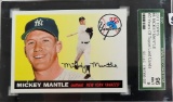 2011 Topps #8 Mickey Mantle, SGC Graded 9