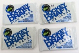 Four (4) 1992 Classic Hockey Draft Pick Cards, 10 cards per pack, Unopened