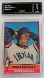 1970 Topps Dennis Eckersley Card # 98 Rookie Card. GMA Graded 7
