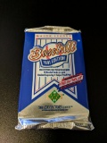 TWO (2) 1991 Upper Deck Baseball Packs, Unopened, Factory Sealed. 15 cards per pack.