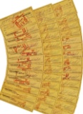 Packers Fans! TWO (2) 1960's Ron Kostelnik Signed Green Bay Packers Checks For One Money Packers HOF