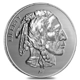 1 oz Asahi Buffalo Design Reverse Proof Silver Round .999 Fine Silver
