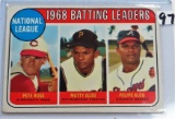 1969 Topps #2 Pete Rose, Batting Leader .335 in 1968