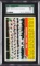 1956 Topps New York Yankees Team #251 SGC 86 NM+ 7.5