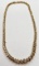 14KT Yellow Gold Diamond Necklace weighing 29 Grams total. (18.8 DWTS) set with (86) .01 ct Full Cut