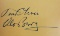 Moe Berg Signed Album Page with James Spence LOA # BB98853 obtained by HAC on 6-11-21.