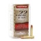 One Hundred (100): Norma 22 WMR (22 WINCHESTER MAGNUM RIMFIRE) 40 GR. Jacketed Hollow Point, BRASS