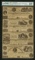 1840's Springfield, Illinois Internal Improvement Office, Uncut Sheet. PMG Graded 58 CH-AU