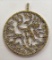 $12,899 est retail value: 14K White Gold Pendant, with 1.23 ctw Fancy Yellow Diamonds, I2-I3. Round