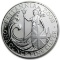 2008 1 oz British Silver Britannia Coin, .999 Fine Silver