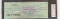 1973 Braves Warren Spahn  Autographed Hand Written Signed Personal Check with SGC Authentication