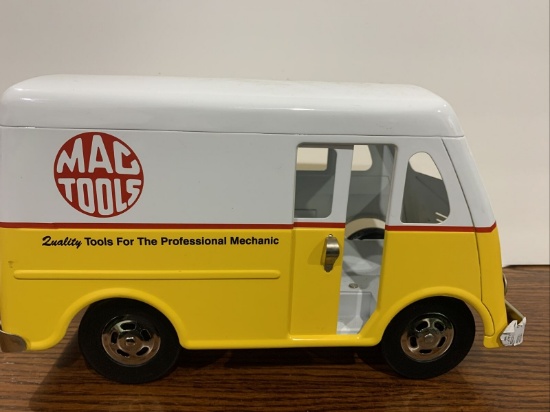 /5000 Vintage Mac Tools 1:12 Scale Metal Delivery Van 1 st Edition with box Part # 11001. IN BOX