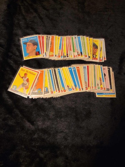 1958 Topps Baseball cards lot of 70