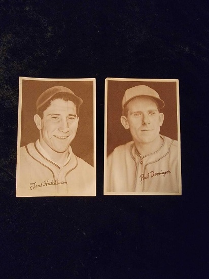 1939 Goudey Diamond Stars Gum premiums Fred Hutchinson, Paul Derringer