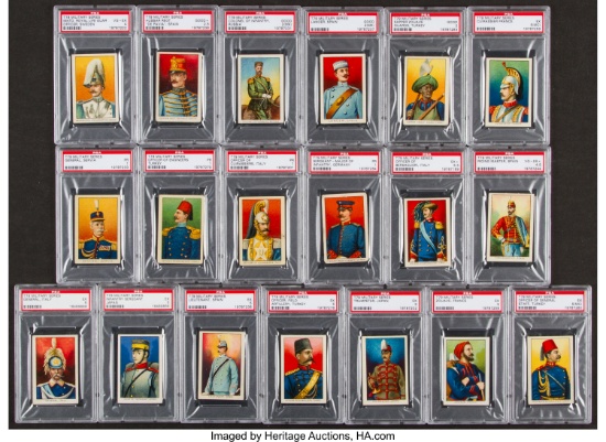1910's T79 Fez/Lenox/Tolstoi "Military Series" Partial Set (65/100)