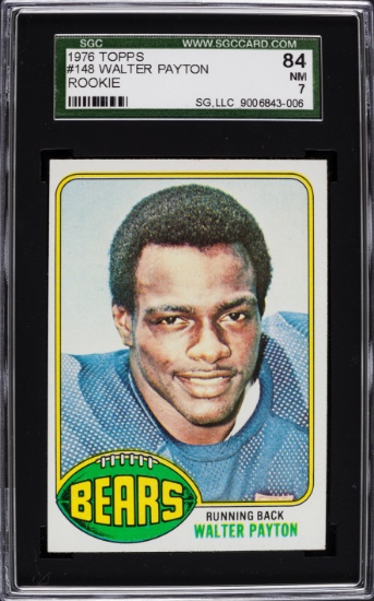 1976 Topps Walter Payton #148 SGC 84 NM 7