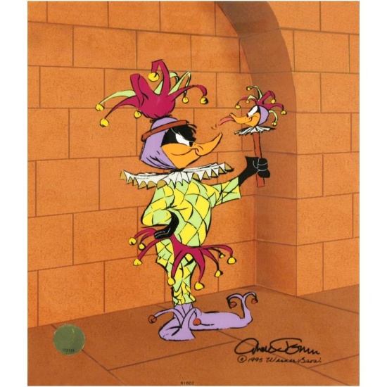 Chuck Jones (1912-2002), "Rude Jester" Ltd Ed Animation Cel w/Hand Painted. JC INV #4323