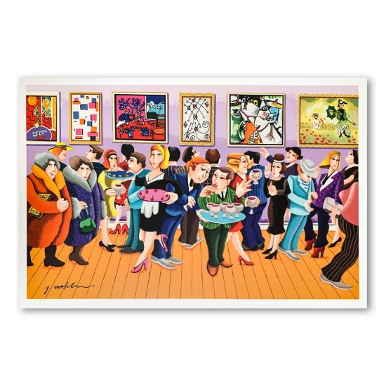 Yuval Mahler, "Opening Day" Hand Signed Limited Edition Serigraph on Paper, JC INV #1021
