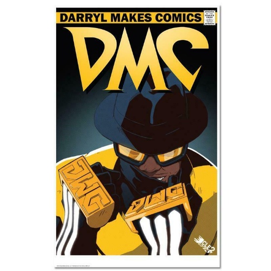 "DMC The All-Time Great" is a Chromatic Pigment Ink LE, Numbered and Signed by "DMC" JC#6199 tube