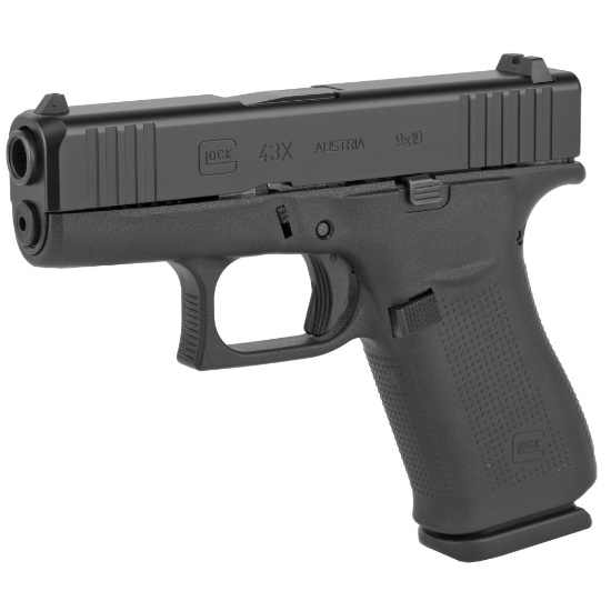 Glock 43X, Striker Fired, Polymer Frame Pistol, Sub-Compact, 9MM, NEW IN BOX
