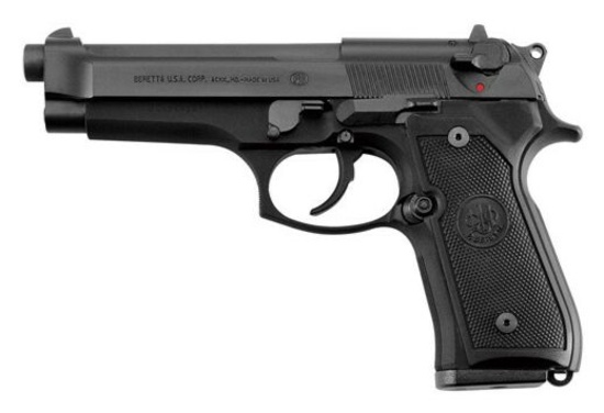 NEW IN BOX: Beretta, 92FS, Double Action/Single Action, Metal Frame Pistol, 9MM. Made in USA.