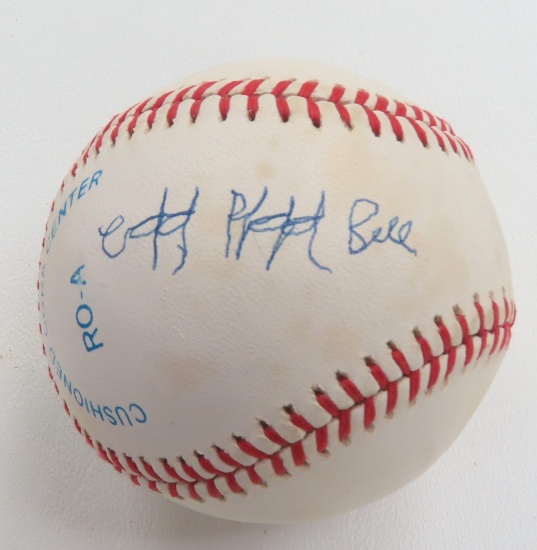 Cool Papa Bell Signed OAL Baseball with James Spence Full Letter of Authenticity. XX47311. 100%