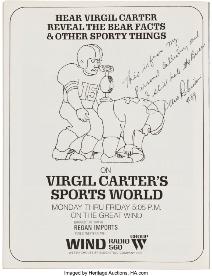 1969 Green Bay Packers Team Signed Program.
