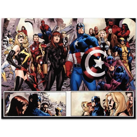 Marvel Comics "Fear Itself #7" Limited Edition Giclee On Canvas, #d