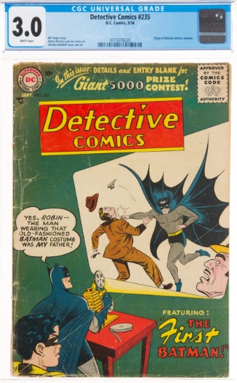Detective Comics #235 (DC, 1956) CGC GD/VG 3.0 White pages.