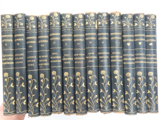 1897-1903 John L. Stoddard's Lectures Set Volumes 1-10 and 3 Supplements. $29 Shipping to Lower 48